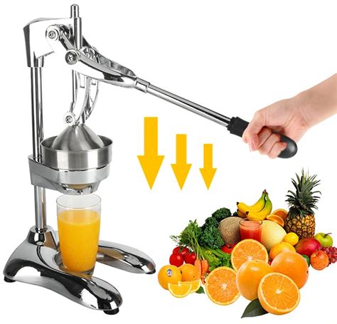 Commercial Stainless Steel Juicer Manual Hand Press Juicer Squeezer