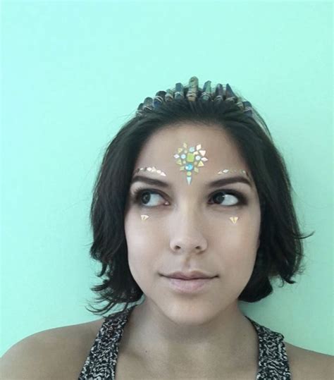Face Stickers Jewels Gems Gold Festival Rave Makeup Etsy Canada