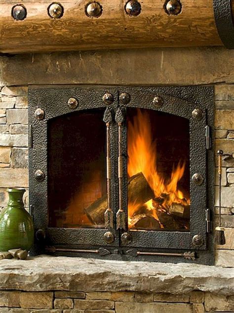 Amazing Rustic Fireplace Design Ideas Hoomcode Fireplace Doors