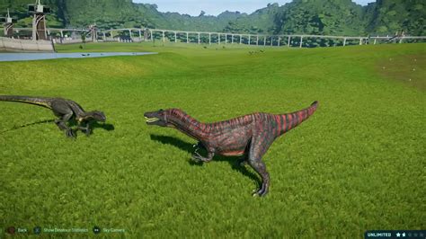 Jurassic World Evolution Indoraptor Vs Suchomimus Youtube