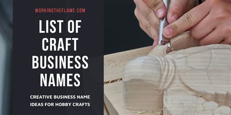 Creative Craft Business Name Ideas Updated Working The Flame