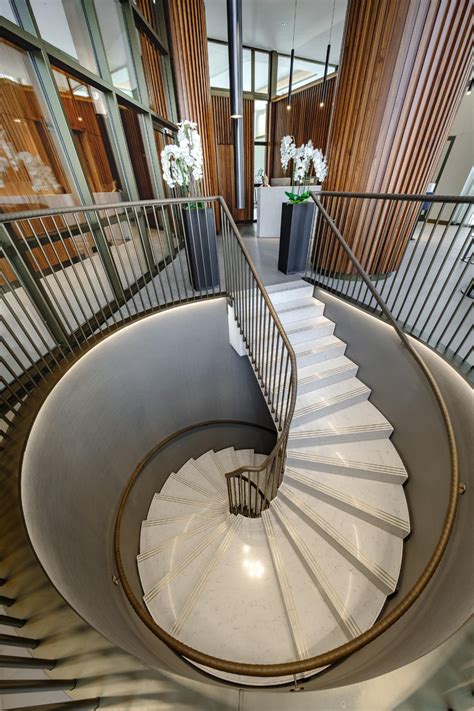 Beautiful Curved Staircase Curved Staircase Interior Stairs