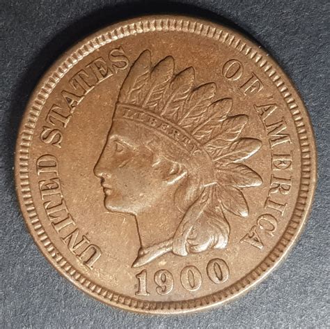 1900 United States Indian Head One Cent M J Hughes Coins
