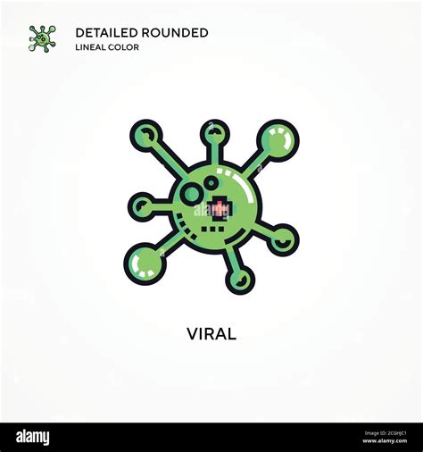 Viral Vector Icon Modern Vector Illustration Concepts Easy To Edit