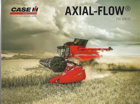 Case Ih Series Axial Flow Combine Harvester Brochure