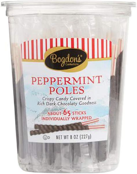 Bogdons Old Fashioned Peppermint Sticks Tub 8 Oz Cada Uno Gourmet