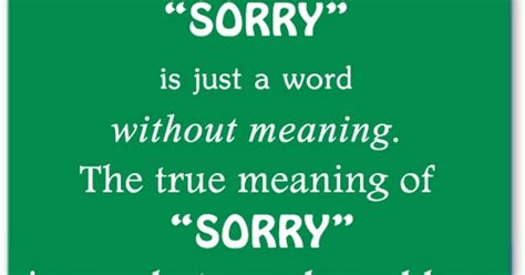 What is the meaning of black. Sorry is just a word without meaning the true meaning of ...