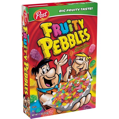 Post Fruity Pebbles Cereal 11 Oz Box