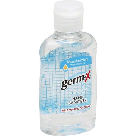Germ X Hand Sanitizer Moisturizing Original Health And Personal Care