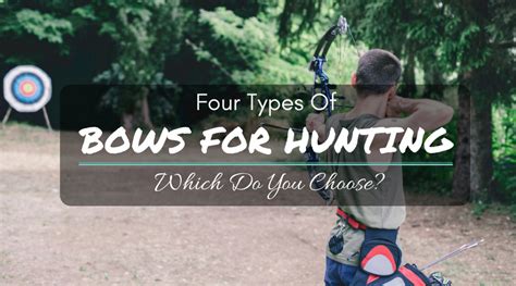 Four Types Of Bows For Hunting Which Do You Choose