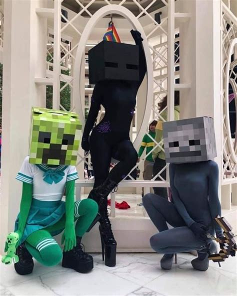 Creeper Aw Man Minecraft Costumes Minecraft Funny Cosplay Diy