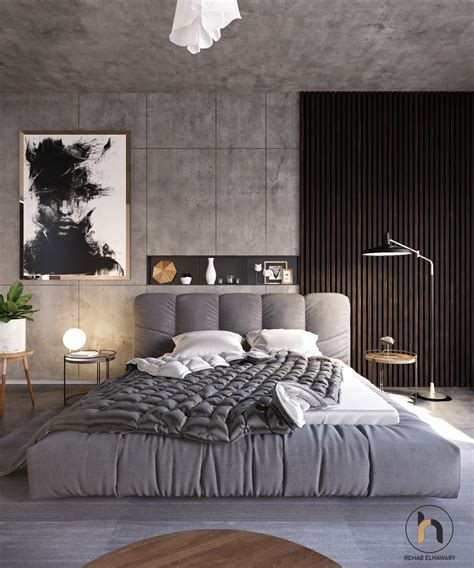 Minimal bedroom remodel on Behance