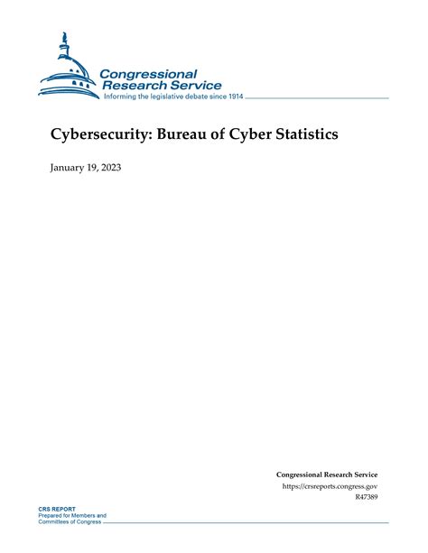 Cybersecurity Bureau Of Cyber Statistics January2023 Congress Report Original Document
