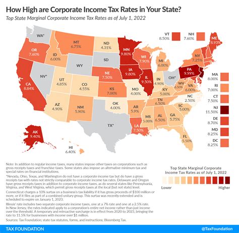 State Corporate Income Tax Rates And Brackets For 2022 Tax Foundation