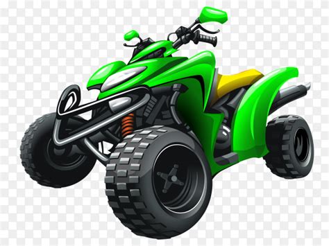 Bikers illustration, bicycle racing cycling, bike race ranking material transparent background png clipart. Green quad bike on transparent background PNG - Similar PNG