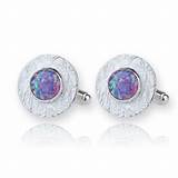 Opal Cufflinks Silver Pictures