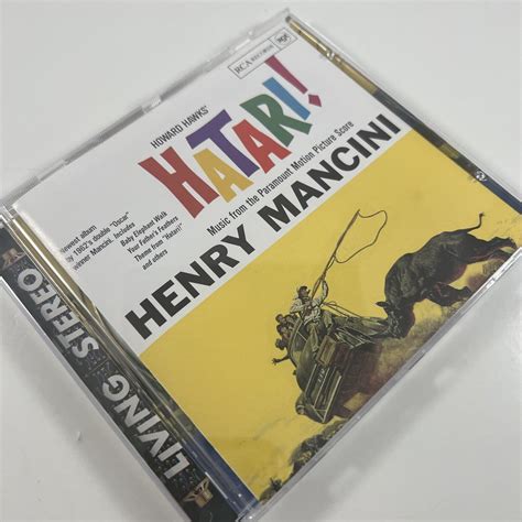 Hatari Music From The Motion Picture Score By Henry Mancini Cd Rca