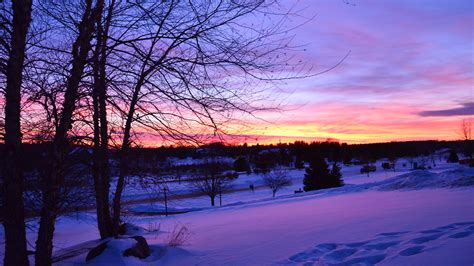 Purple Sunset Of Winter Purple Sunset Sunset Pretty Places