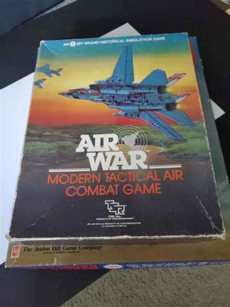 Board Game Spi Tsr Inc Vintage Air War Modern Tactical Combat 1983 Rare