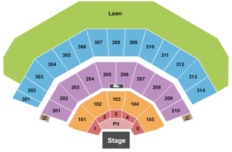 Pnc Pavilion Charlotte Seating Chart With Rows And Seat Numbers Elcho