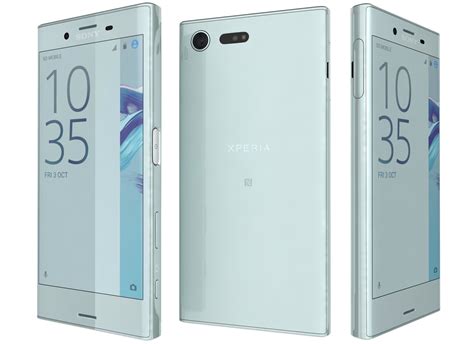 It is easy to quickly launch the camera and take a shot using the dedicated camera shutter button on the software side of things, the xperia x compact is running android 6.0 marshmallow with sony's custom skin on top. Sony Xperia X Compact Mist blue 3D | CGTrader