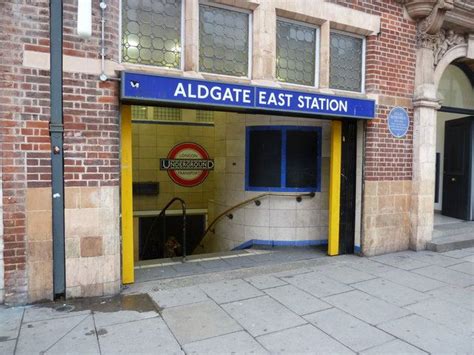 Aldgate East Tube Station Whitechapel Gallery Entrance By Ruth