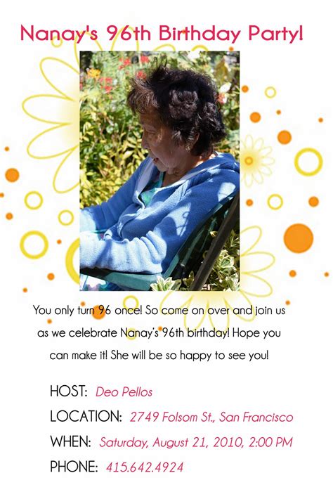 Celebrating your grandmother on her birthday is just one way to show your gratitude and appreciation for the vital role she plays in your life. Bunnycone Design: Grandma's 96th Birthday Party Favors