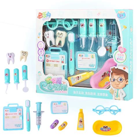 Play House Doctor Set For Kids Role Play Stethoscope Dentistry Toy Set