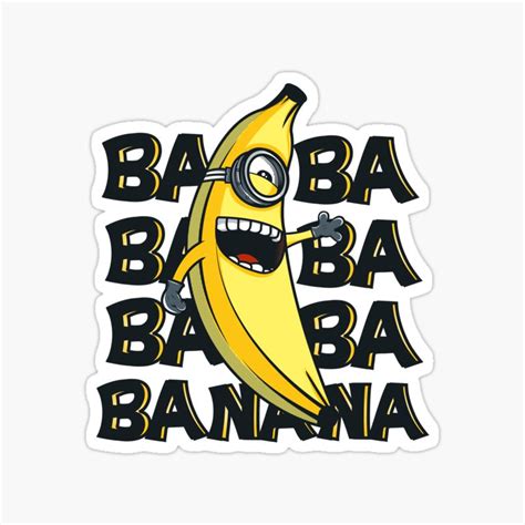 Buy Minions Banana Sticker Online At Best Prices In India Sticker Press