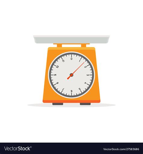 Domestic Weigh Scale Food Balance Icon Royalty Free Vector