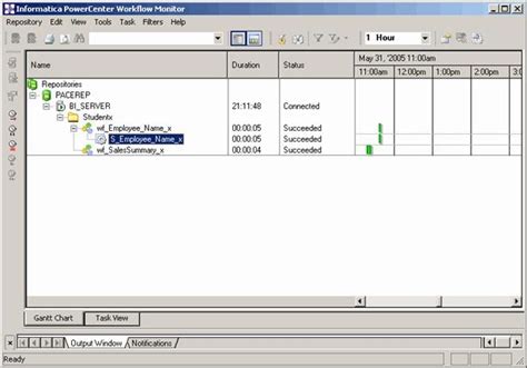 Understand Informatica Powercenter Workflow Monitor Data Integration