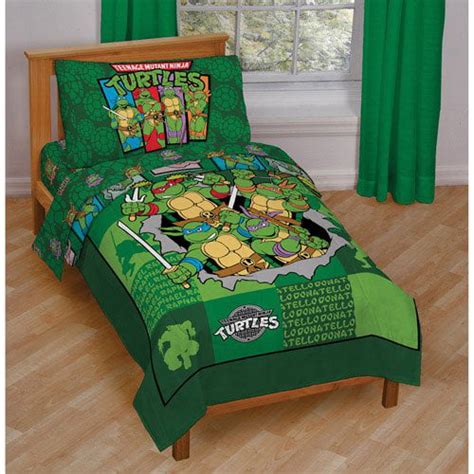 Teenage Mutant Ninja Turtles 4 Piece Toddler Bedding Set