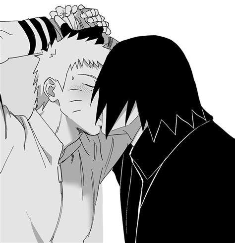 Cute Kiss Narusasu Sasunaru Sasuke And Naruto Love Sasuke X Naruto