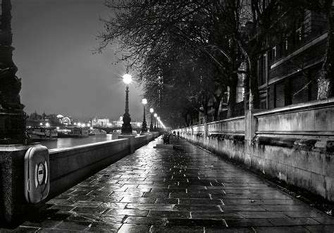 Black And White London Large Format Photograph