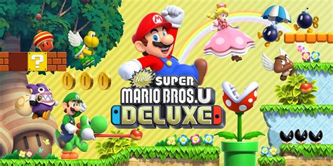 New Super Mario Bros U Deluxe Nintendo Switch Jeux Nintendo