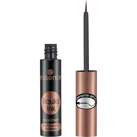 Essence Liquid Ink Eyeliner Waterproof Brown 3ml Makeup Free