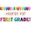 Colorful First Grade Classroom Poster / Banner Sign By Views From 
