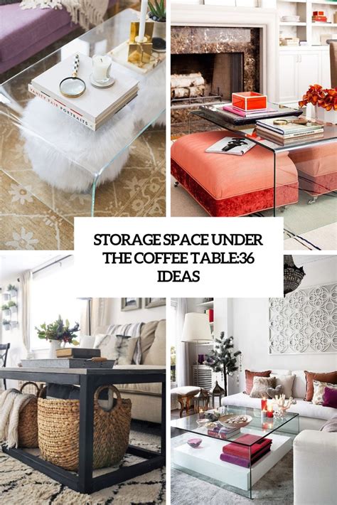 A pool table is a great addition to a game room, man cave or even a large living room. Storage Space Under The Coffee Table: 36 Ideas | TickAbout