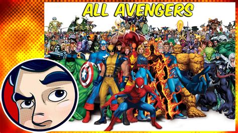 All Avengers Every Avenger Ever Ft Sal From Comicpop Comicstorian