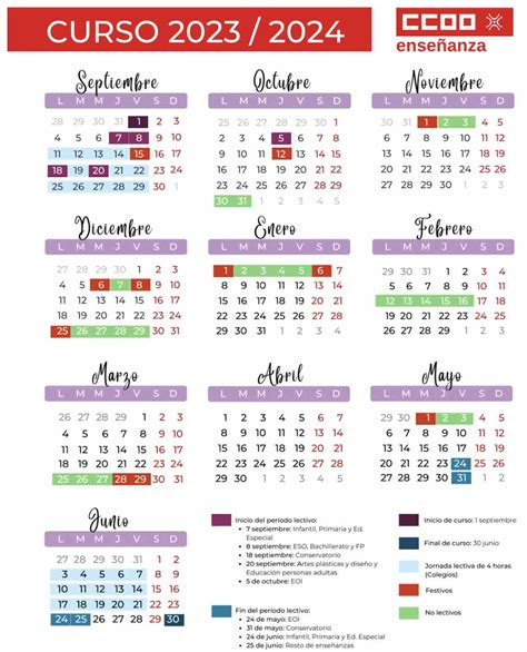Calendario Escolar PaÍs Vasco Para El Curso 2023 2024