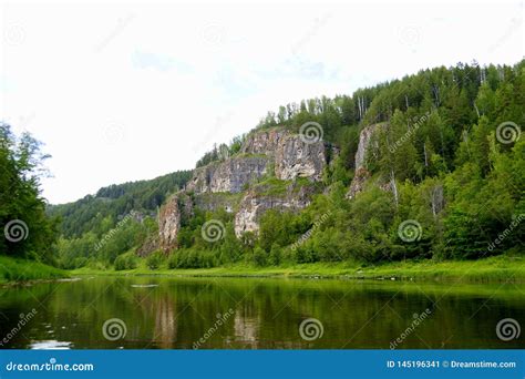 The Most Picturesque River Ai Bashkiria Ural Stock Image Image Of