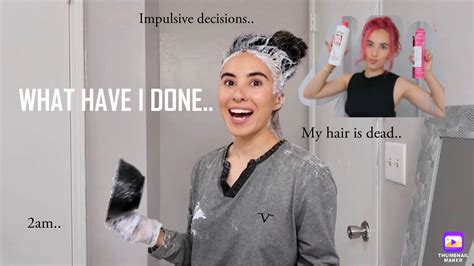 :).find more of me here:ins. BLEACHING my hair & DYING IT PINK !!! - YouTube