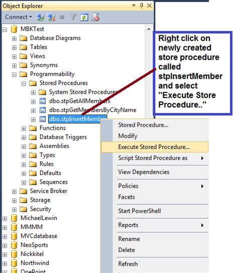How To Create A Stored Procedure In Sql Server Management Studio Ssms