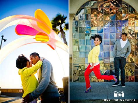 Mission Beach Colorful Engagement Photo Shoot Ideas San Diego