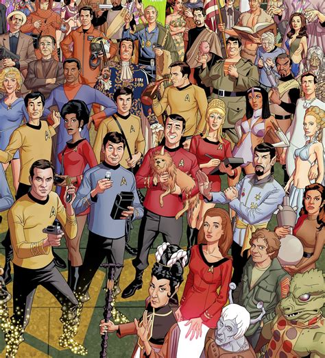 Star Trek The Original Series 50th Anniversary Poster Dustyabell