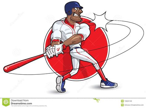 Download Cartoon Baseball Batter stock vector. Illustration of ...