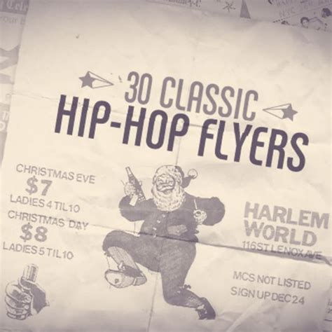 A Dj Kool Herc Party 1973 30 Classic Hip Hop Party Flyers Complex Ca