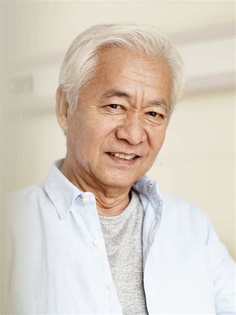 Portrait Of Happy Asian Senior Stock Image Image Of Chinese Korea