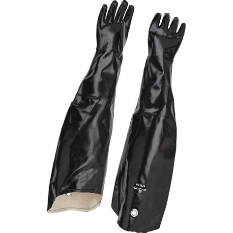 Showa 6731 Shoulder Length Black Chemical Resistant Gloves 1pr