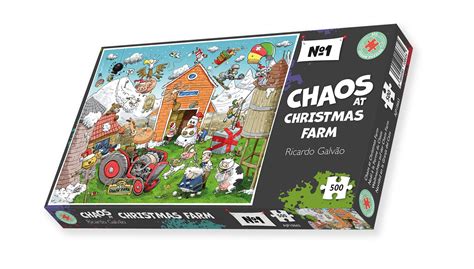 Christmas At Chaos Farm No1 1000 Or 500 Piece Jigsaw Puzzle All